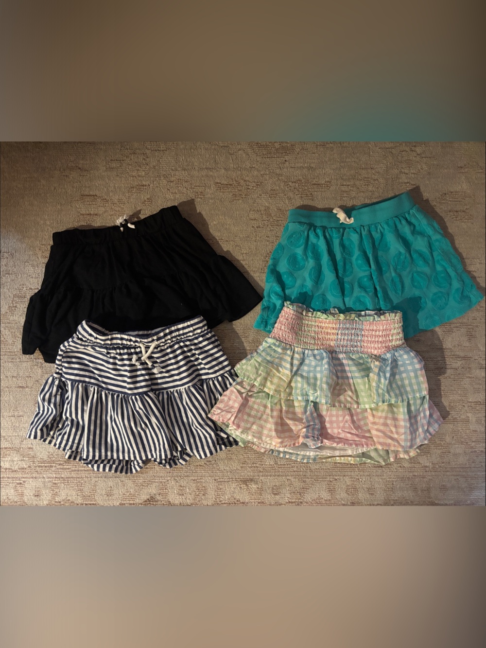 Girls' Skirt Set - Pack of 4 | size 6-7